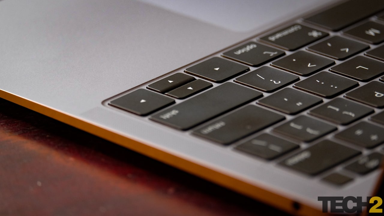 Apple Retina MacBook Air keyboard.